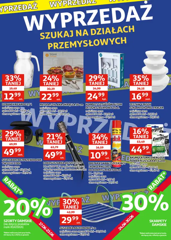Auchan - gazetka promocyjna Gazetka Racibórz I Nareszcie wakacje! od środy 17.06 do wtorku 30.06 - strona 26