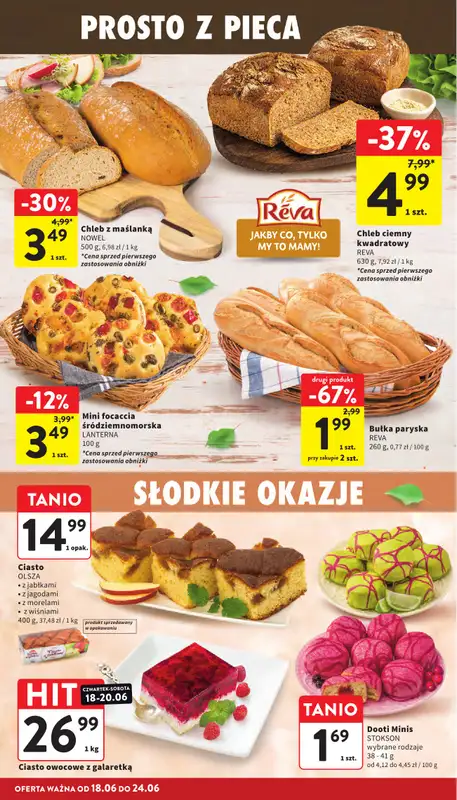 Intermarche - gazetka promocyjna Gazetka od czwartku 18.06 do środy 24.06 - strona 22