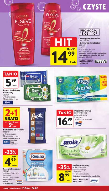 Intermarche - gazetka promocyjna Gazetka od czwartku 18.06 do środy 24.06 - strona 36