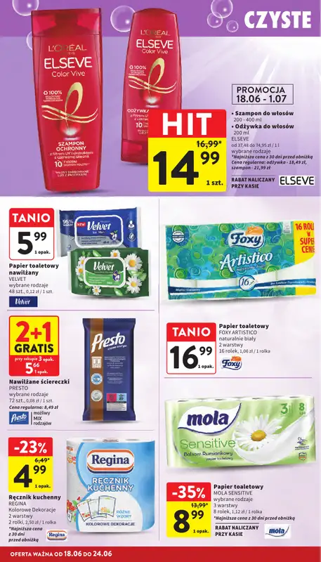 Intermarche - gazetka promocyjna Gazetka od czwartku 18.06 do środy 24.06 - strona 36