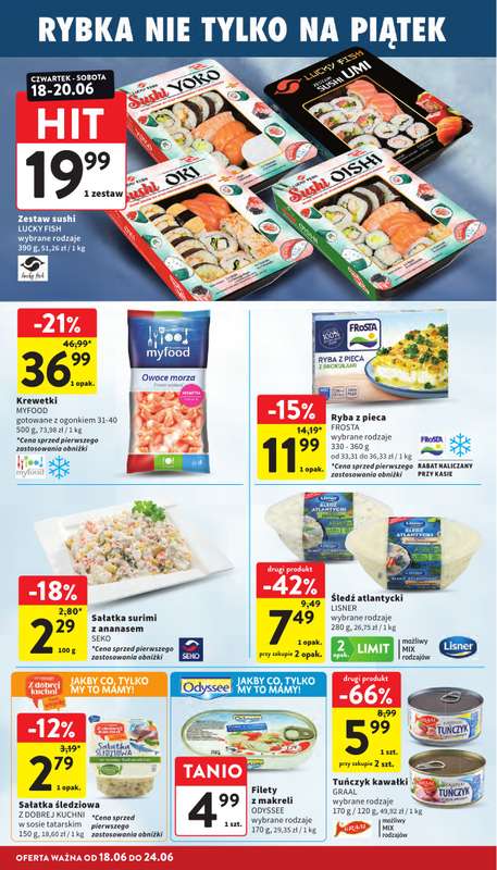 Intermarche - gazetka promocyjna Gazetka od czwartku 18.06 do środy 24.06 - strona 16