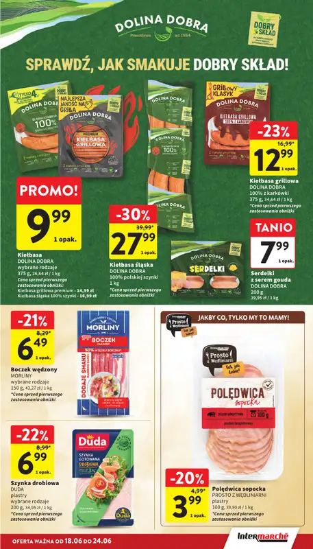 Intermarche - gazetka promocyjna Gazetka od czwartku 18.06 do środy 24.06 - strona 15