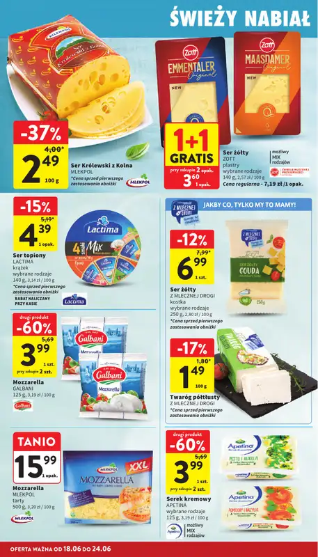Intermarche - gazetka promocyjna Gazetka od czwartku 18.06 do środy 24.06 - strona 18