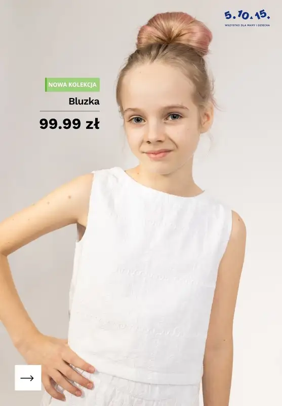 5.10.15 - gazetka promocyjna Do -30% z KODEM na wielosztuki - kolekcja dla dziewczynki od wtorku 16.06  - strona 7