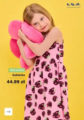 5.10.15 - gazetka promocyjna Do -30% z KODEM na wielosztuki - kolekcja dla dziewczynki od wtorku 16.06  - strona 4