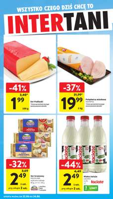 Intermarche - gazetka promocyjna Intertani start tygodnia od poniedziałku 22.06 do środy 24.06 - strona 2