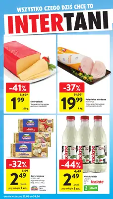 Intermarche - gazetka promocyjna Intertani start tygodnia od poniedziałku 22.06 do środy 24.06 - strona 2