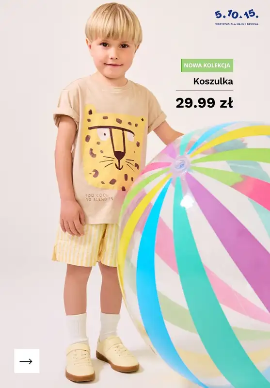 5.10.15 - gazetka promocyjna Do -30% z KODEM na wielosztuki - kolekcja dla chłopca od wtorku 16.06  - strona 3