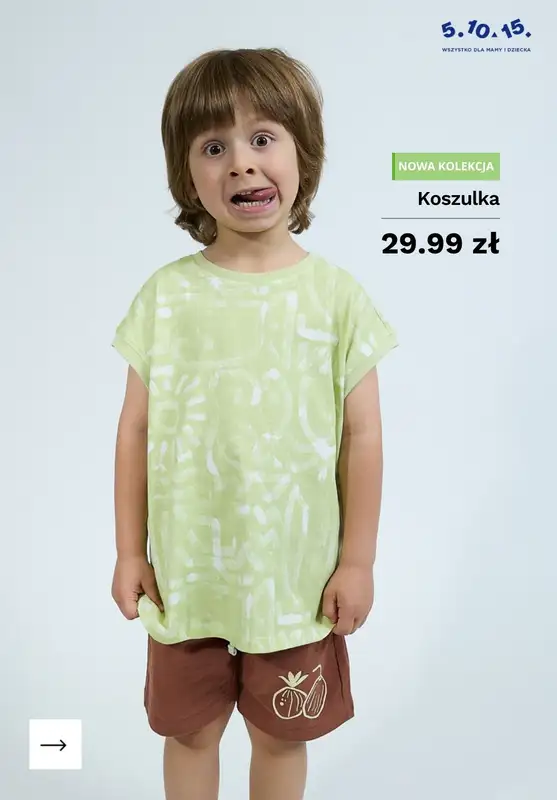 5.10.15 - gazetka promocyjna Do -30% z KODEM na wielosztuki - kolekcja dla chłopca od wtorku 16.06  - strona 9