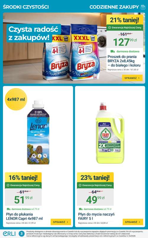 ERLI - gazetka promocyjna Codzienne zakupy w super cenach! od środy 17.06 do niedzieli 21.06 - strona 3