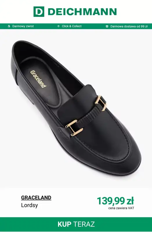 Deichmann - gazetka promocyjna Lordsy damskie od wtorku 16.06  - strona 8