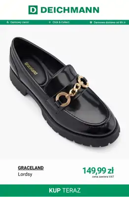 Deichmann - gazetka promocyjna Lordsy damskie od wtorku 16.06  - strona 4