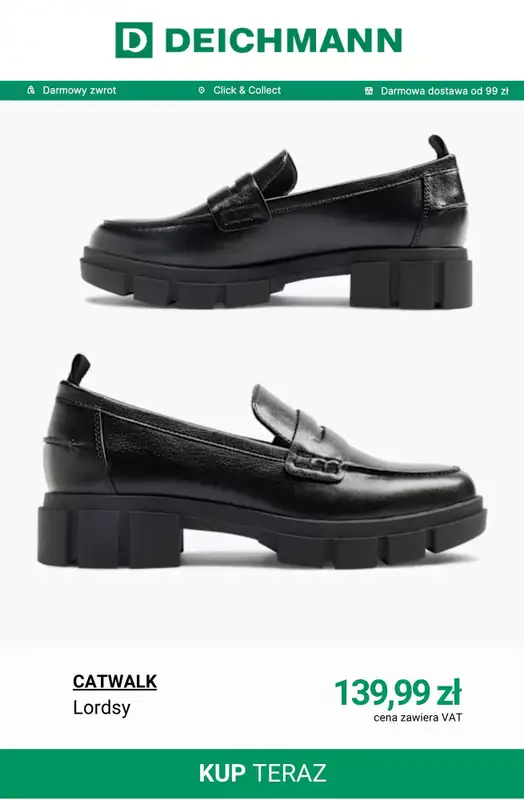 Deichmann - gazetka promocyjna Lordsy damskie od wtorku 16.06  - strona 10