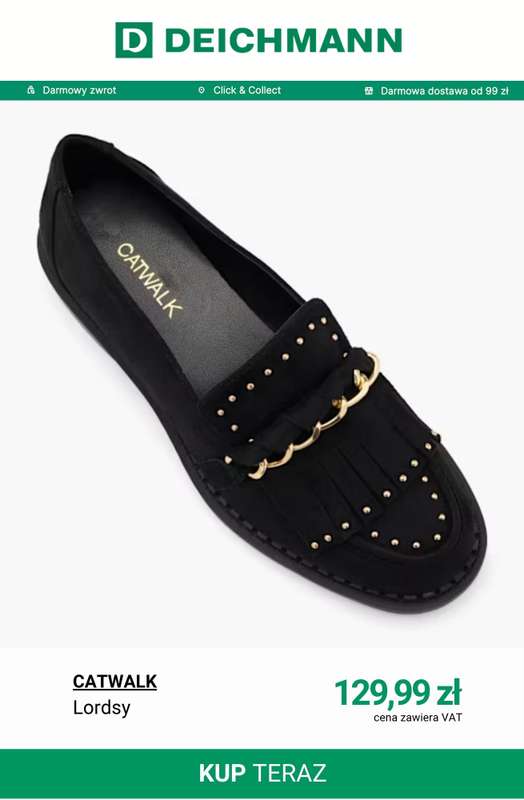 Deichmann - gazetka promocyjna Lordsy damskie od wtorku 16.06  - strona 11