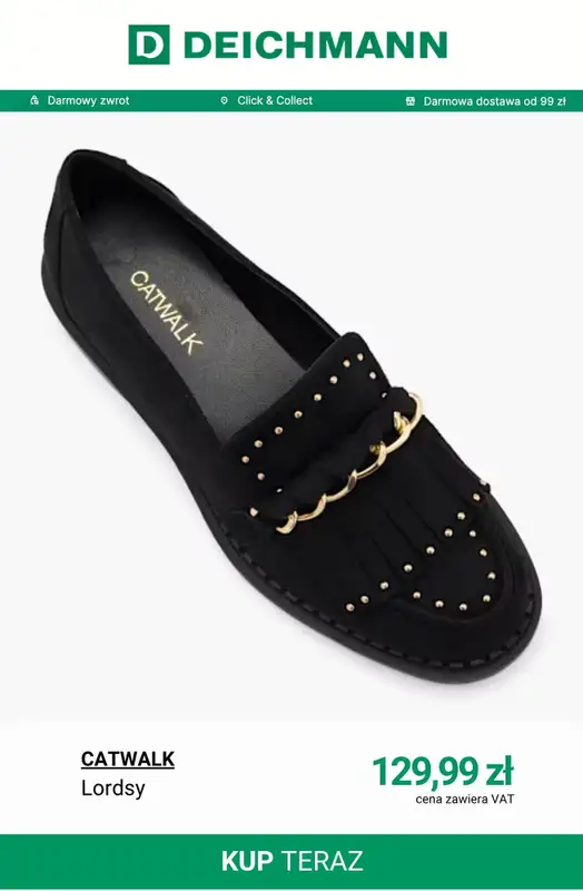 Deichmann - gazetka promocyjna Lordsy damskie od wtorku 16.06  - strona 11