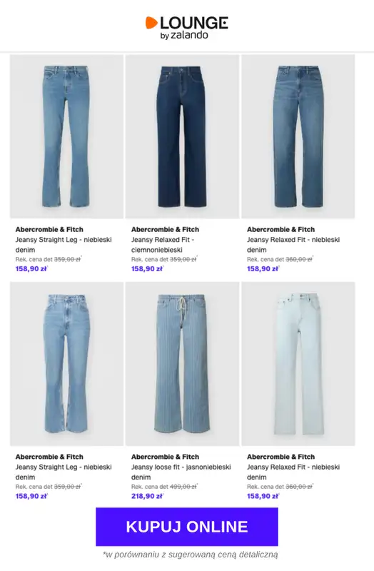 Lounge by Zalando - gazetka promocyjna Do -85%  Abercrombie & Fitch + Hollister Co. od wtorku 16.06 do piątku 19.06 - strona 8