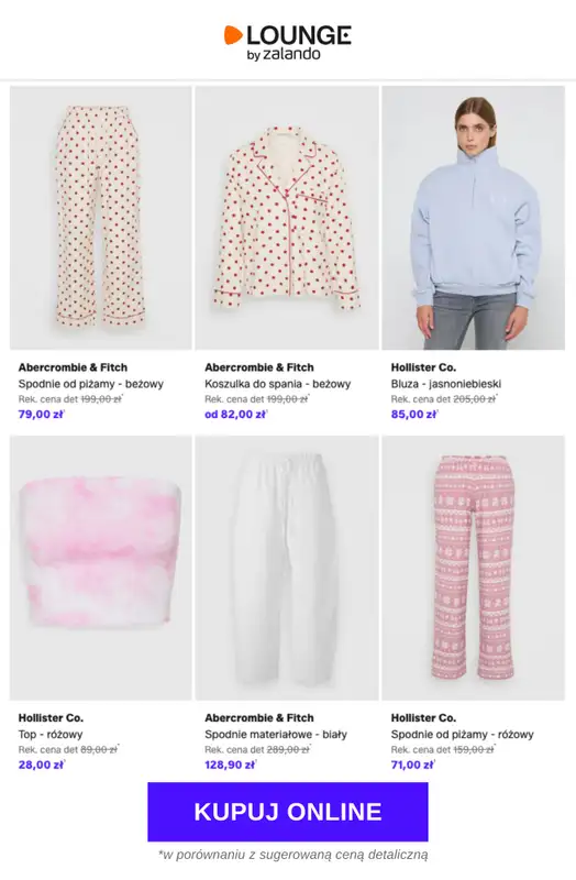 Lounge by Zalando - gazetka promocyjna Do -85%  Abercrombie & Fitch + Hollister Co. od wtorku 16.06 do piątku 19.06 - strona 4