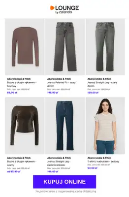 Lounge by Zalando - gazetka promocyjna Do -85%  Abercrombie & Fitch + Hollister Co. od wtorku 16.06 do piątku 19.06 - strona 10