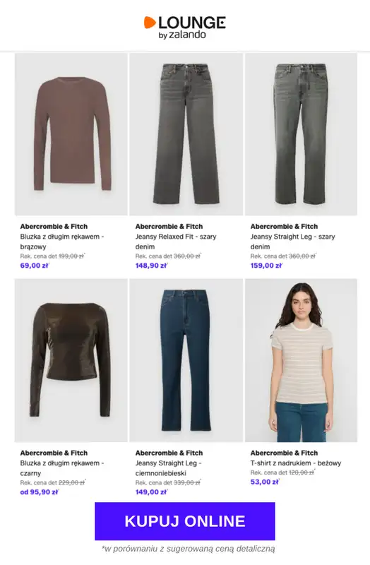 Lounge by Zalando - gazetka promocyjna Do -85%  Abercrombie & Fitch + Hollister Co. od wtorku 16.06 do piątku 19.06 - strona 10