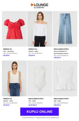 Lounge by Zalando - gazetka promocyjna Do -85%  Abercrombie & Fitch + Hollister Co. od wtorku 16.06 do piątku 19.06 - strona 6