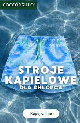 Coccodrillo - gazetka promocyjna Stroje kąpielowe dla chłopca od środy 17.06 do wtorku 30.06