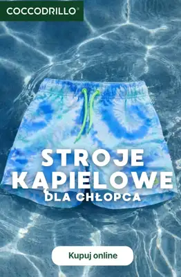 Coccodrillo - gazetka promocyjna Stroje kąpielowe dla chłopca od środy 17.06 do wtorku 30.06