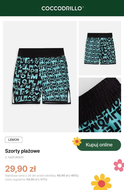 Coccodrillo - gazetka promocyjna Stroje kąpielowe dla chłopca od środy 17.06 do wtorku 30.06 - strona 5