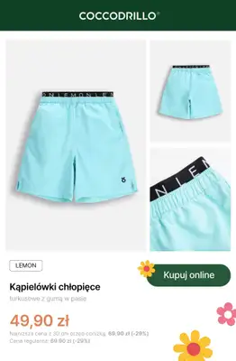 Coccodrillo - gazetka promocyjna Stroje kąpielowe dla chłopca od środy 17.06 do wtorku 30.06 - strona 8