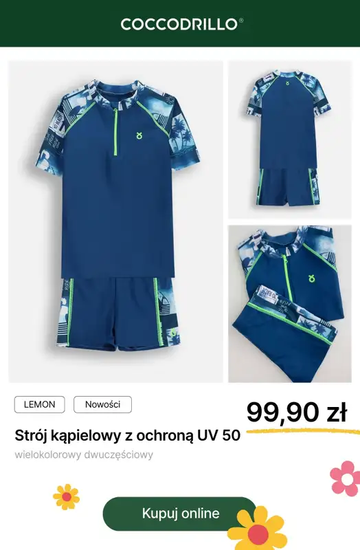 Coccodrillo - gazetka promocyjna Stroje kąpielowe dla chłopca od środy 17.06 do wtorku 30.06 - strona 9