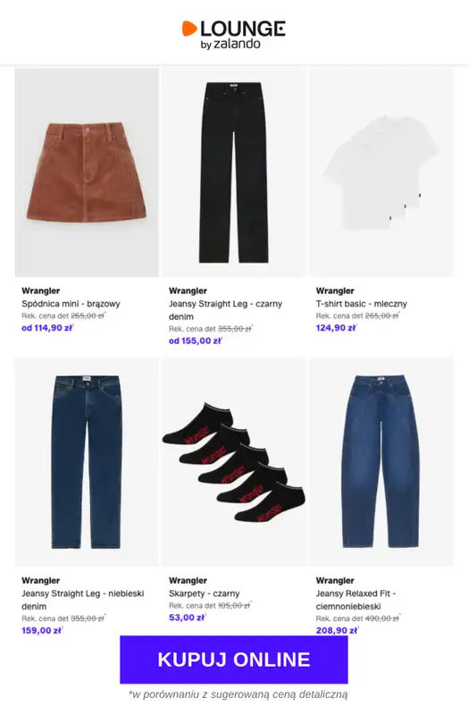 Lounge by Zalando - gazetka promocyjna Do -78% Wrangler od wtorku 16.06 do czwartku 18.06 - strona 8