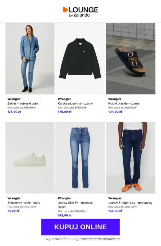 Lounge by Zalando - gazetka promocyjna Do -78% Wrangler od wtorku 16.06 do czwartku 18.06 - strona 6