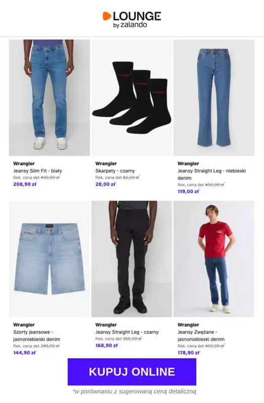 Lounge by Zalando - gazetka promocyjna Do -78% Wrangler od wtorku 16.06 do czwartku 18.06 - strona 3