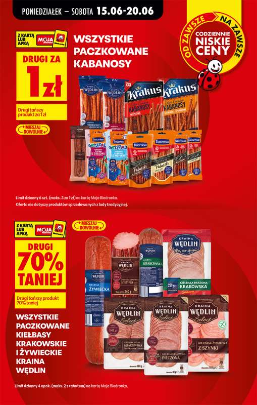 Biedronka - gazetka promocyjna Od poniedziałku, Z ladą tradycyjną od poniedziałku 15.06 do soboty 20.06 - strona 11