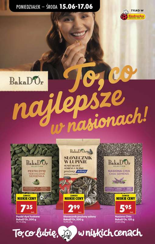 Biedronka - gazetka promocyjna Od poniedziałku, Z ladą tradycyjną od poniedziałku 15.06 do soboty 20.06 - strona 61
