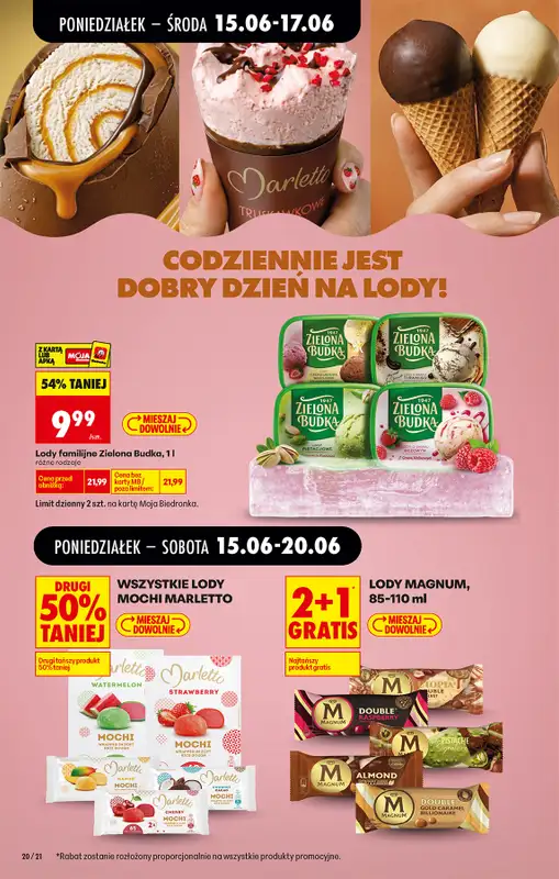Biedronka - gazetka promocyjna Od poniedziałku, Z ladą tradycyjną od poniedziałku 15.06 do soboty 20.06 - strona 26