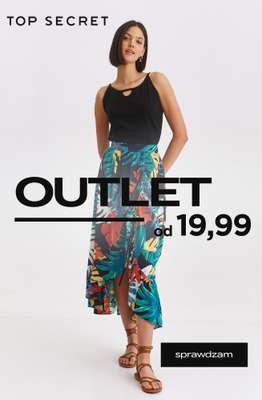 Top Secret - gazetka promocyjna Outlet już od 19,99 zł od wtorku 16.06 do poniedziałku 29.06