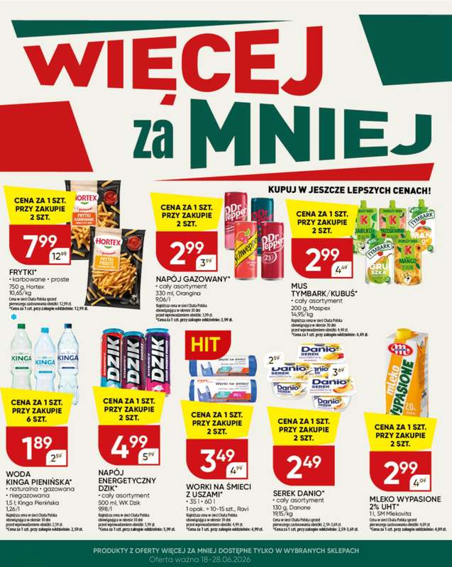 Chata Polska - gazetka promocyjna Więcej za mniej! 18-28.06  do niedzieli 28.06 - strona 4