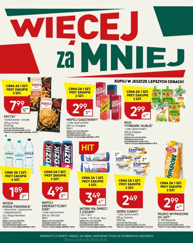 Chata Polska - gazetka promocyjna Więcej za mniej! 18-28.06  do niedzieli 28.06 - strona 4