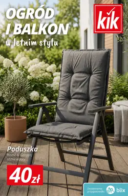 KiK - gazetka promocyjna Ogród i balkon w letnim stylu od wtorku 16.06 