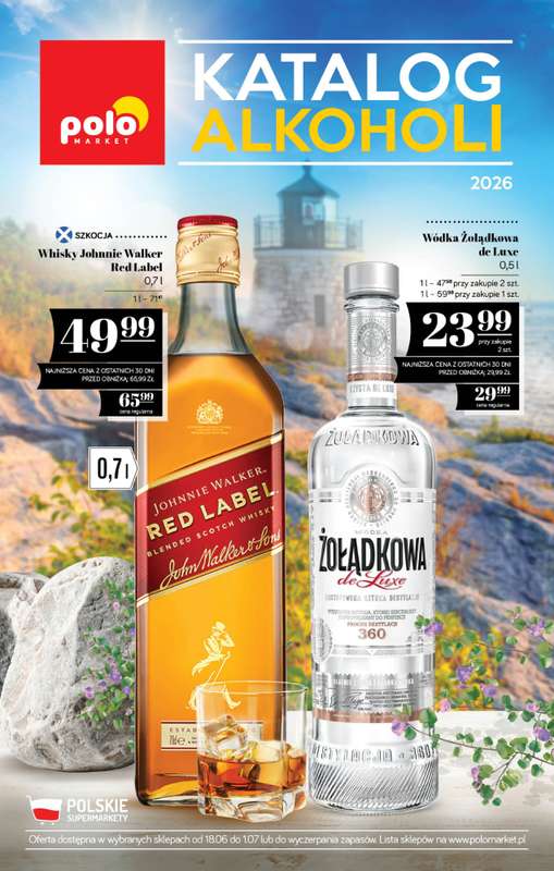 POLOmarket - gazetka promocyjna Katalog alkoholi  do środy 01.07