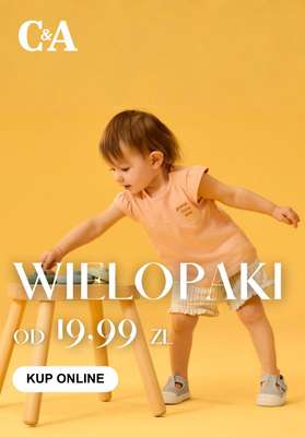 C&A - gazetka promocyjna Wielopaki niemowlęce od 19,99 zł od wtorku 16.06 