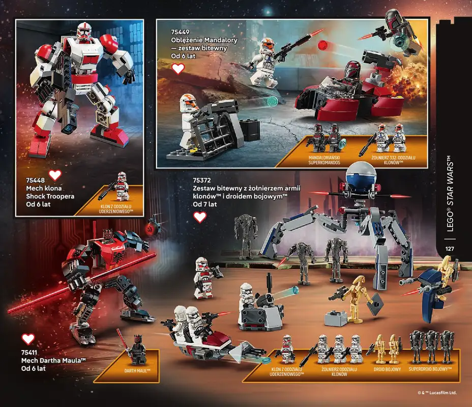 LEGO - gazetka promocyjna Katalog czerwiec-grudzień od wtorku 16.06 do czwartku 31.12 - strona 127