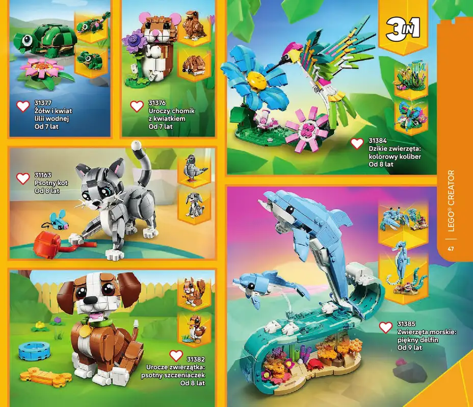LEGO - gazetka promocyjna Katalog czerwiec-grudzień od wtorku 16.06 do czwartku 31.12 - strona 47