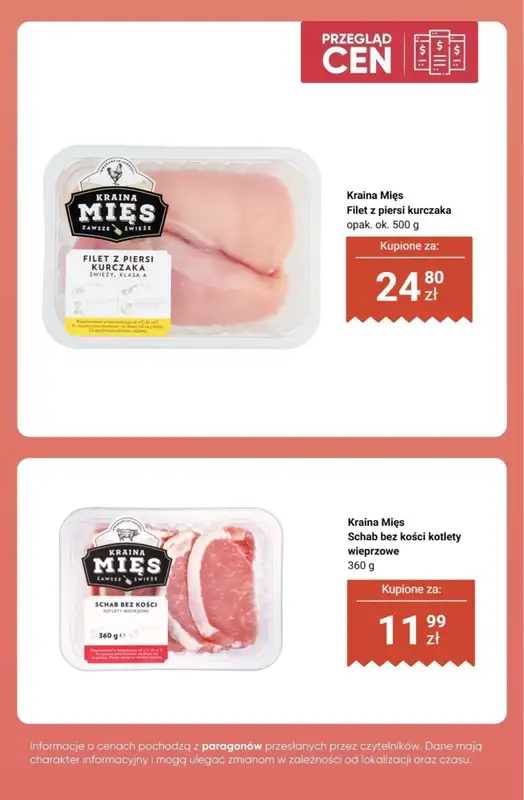 Biedronka - gazetka promocyjna Mięso, nabiał, pieczywo - przegląd cen   - strona 2