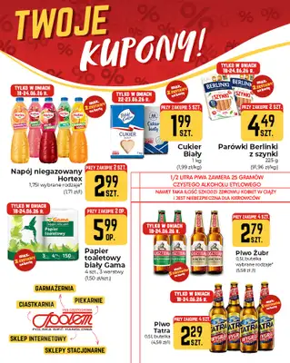 Społem Częstochowa - gazetka promocyjna Plakaty promocyjne od czwartku 18.06 do środy 24.06