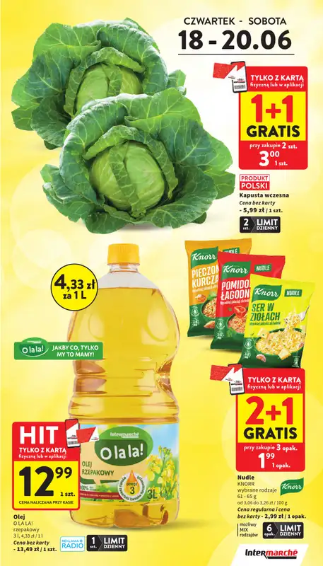 Intermarche - gazetka promocyjna Gazetka od czwartku 18.06 do środy 24.06 - strona 3