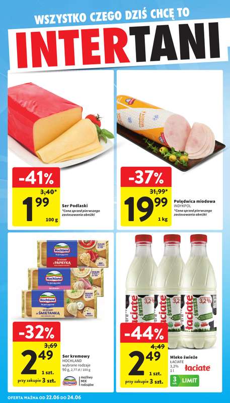 Intermarche - gazetka promocyjna Gazetka od czwartku 18.06 do środy 24.06 - strona 43