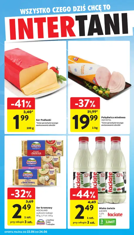 Intermarche - gazetka promocyjna Gazetka od czwartku 18.06 do środy 24.06 - strona 43