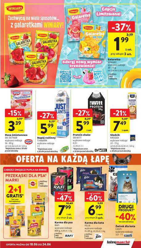 Intermarche - gazetka promocyjna Gazetka od czwartku 18.06 do środy 24.06 - strona 27