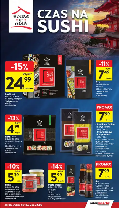 Intermarche - gazetka promocyjna Gazetka od czwartku 18.06 do środy 24.06 - strona 17